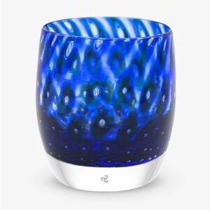 Glassybaby—Blue Glass Candle Holder (Survivor)